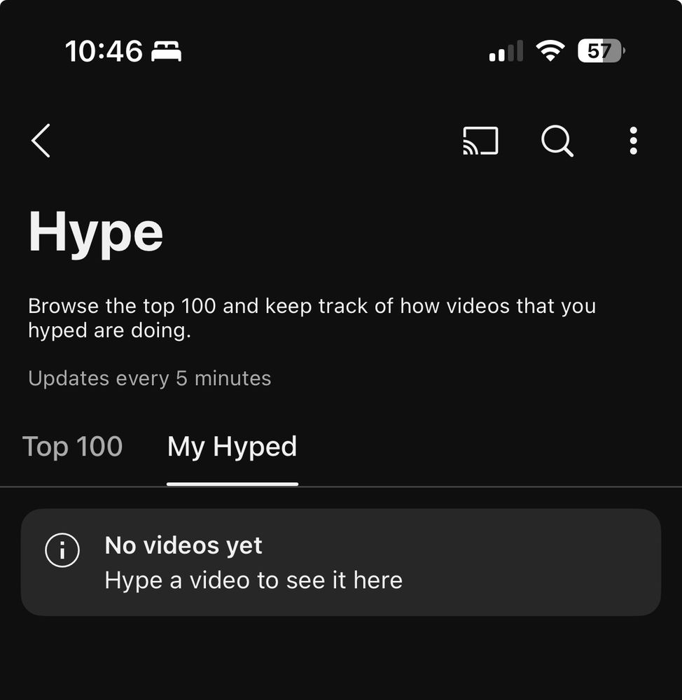YouTube Hype top 100