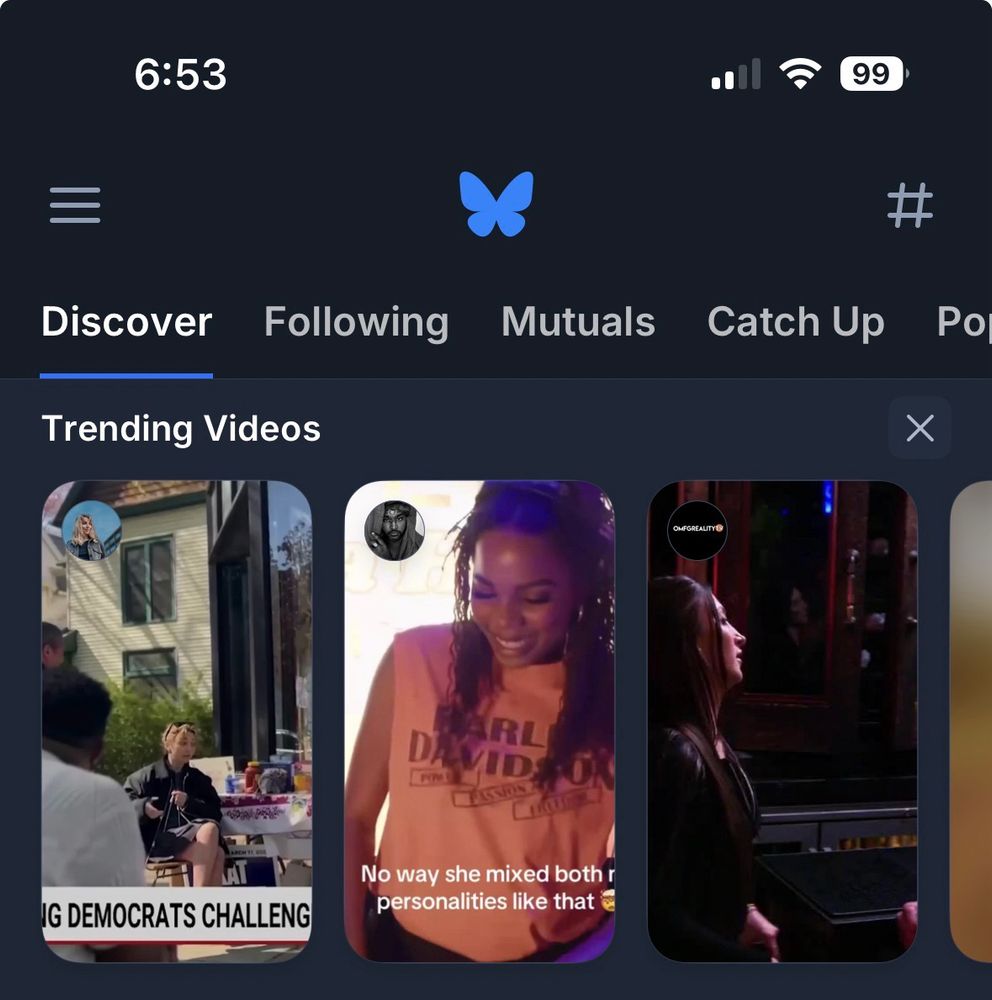 Shorts on the home feed