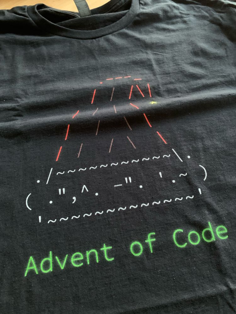 Advent of code t-shirt 