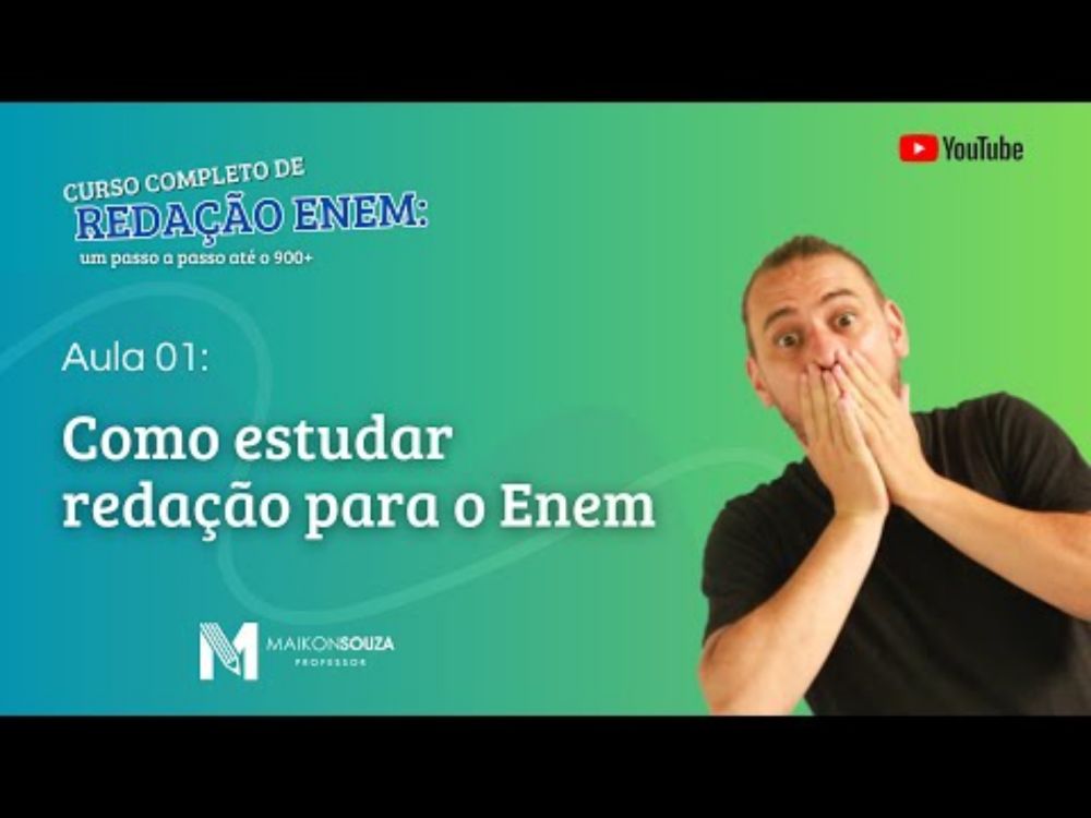 Curso de Redação Enem completo (grátis) - YouTube