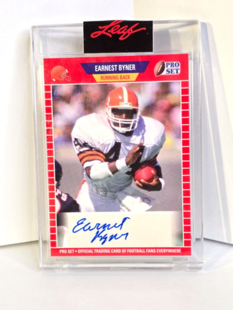 Earnest Byner Autograph Football Card 2021 Leaf Mint | ABVShop