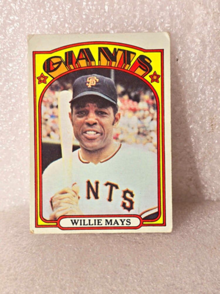 Willie Mays Baseball Card 1972 Topps | Ohio Sell Estate