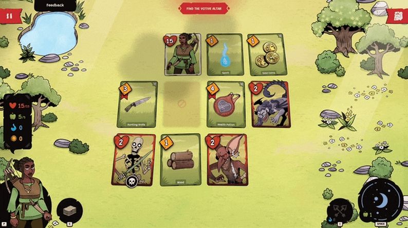 Image de Pyrène, jeu de deck-building à l'esthétique fantasy / BD.