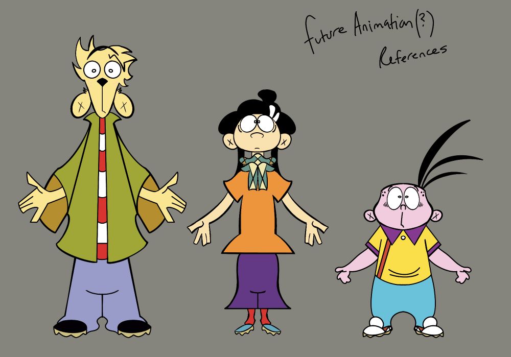 Future production designs for an animation that is not even thought out yet. I just thought of these designs for fun.(?) (2025)