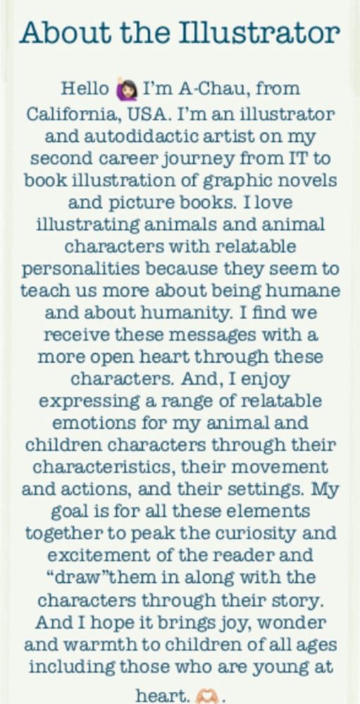 A short bio about myself the illustrator of the Capt Wren and Bee Buddy character in the comic strip within the original post. 