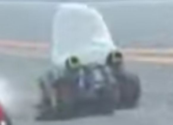 Photo de dos d'un fantôme dans Mario Kart World 