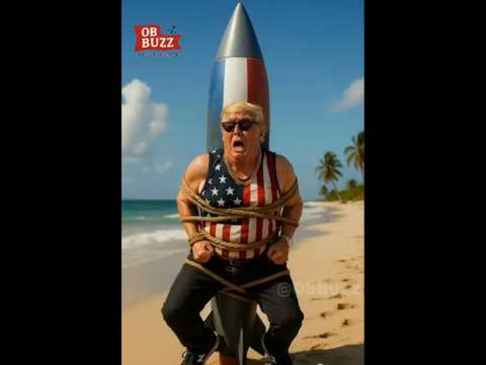 Trump & Brigitte Caught in SHOCK Moment – Macron Launches Him to Iran🚀😂  #trump #politicalparody