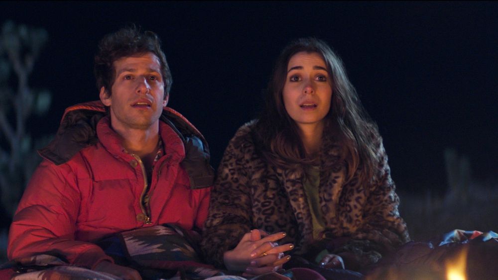 Andy Samberg and Cristin Milioti in Palm Springs (2020)