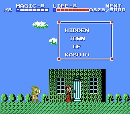 Hidden Town of Kasuto from The Adventure of Link.