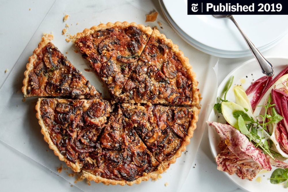 Mushroom-Parmesan Tart (Published 2019)