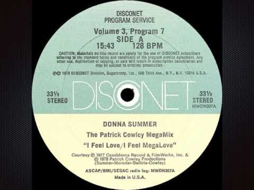 I Feel Love/I Feel Megalove (The Patrick Cowley Megamix)[Disconet] -  Donna Summer