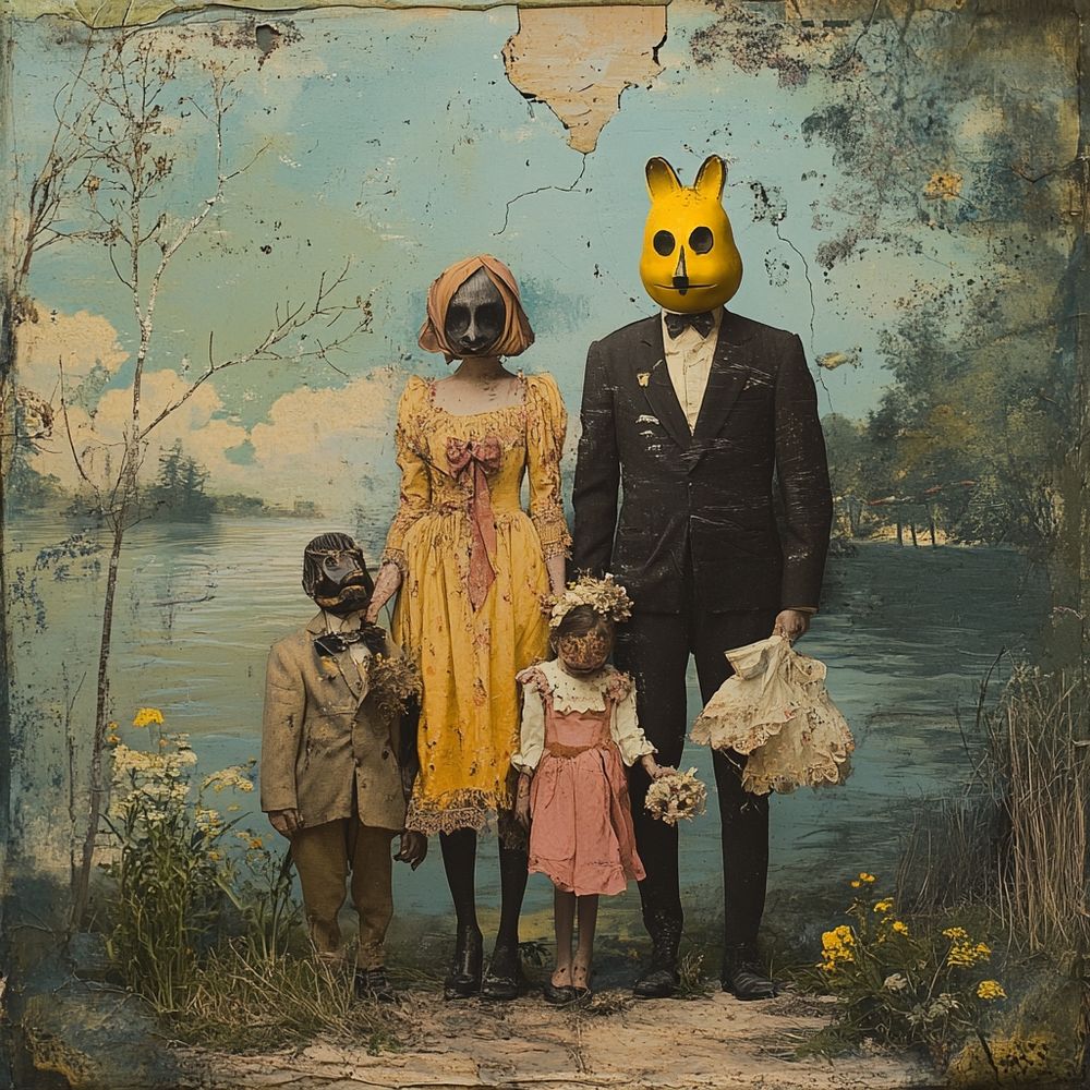 Generative art of a weird family's photoshoot pic #3