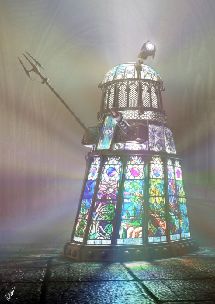 Stained Glass Dalek