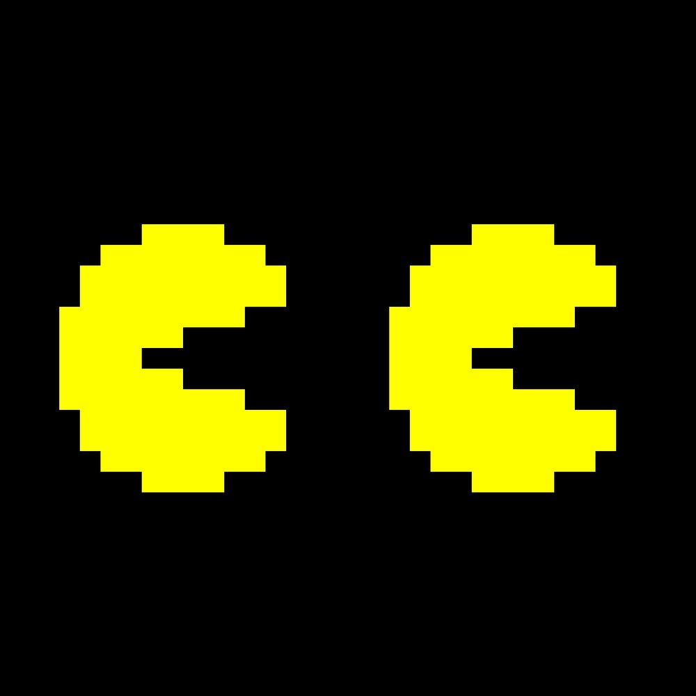 it's a picture that contains two sprites of pac man