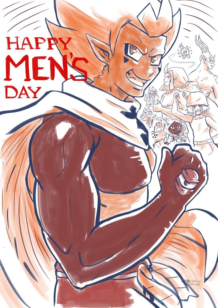 💪Happy international men's day💪

Thanks to all the hardwork you do gentleman!
Stay strong and be kind to yourself 

wakfu edition