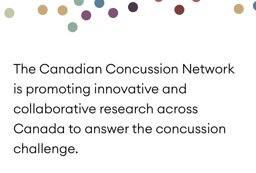 An image of text that says, “The Canadian Concussion Network is promoting innovative and collaborative research across Canada to answer the concussion challenge.