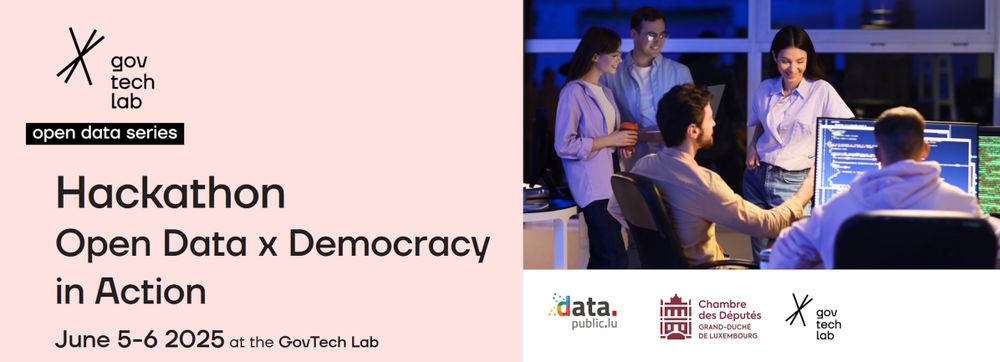 GovTech Lab Open data series: Hackathon Open data x Democracy in Action. June 5-6 2025 at the GovTech Lab