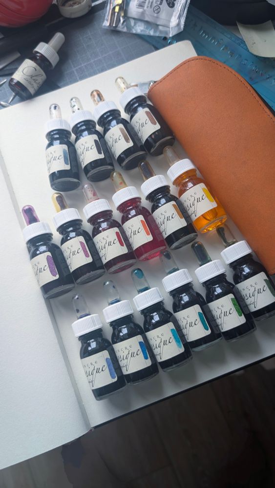 Alignement de flacon d'encre 