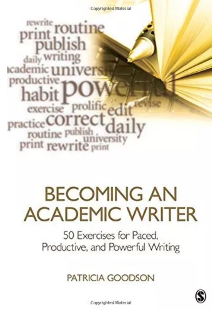Book cover for Becoming an academic writer by Patricia Goodson