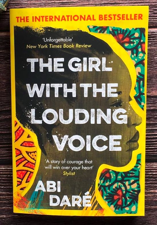 Book cover for The girl with the louding voice by Abi Daré