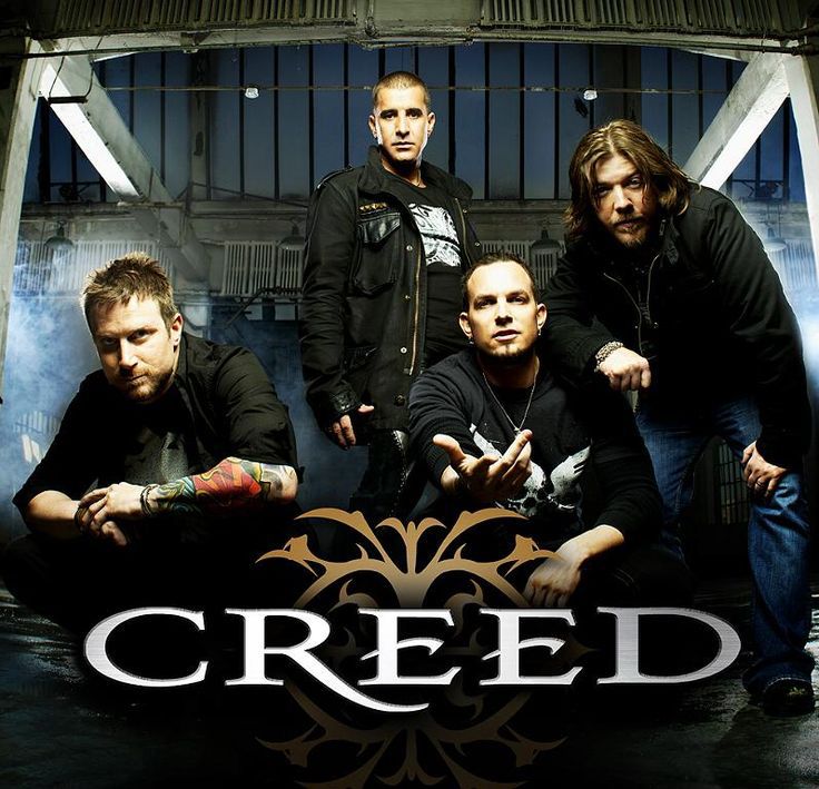 A photo of the rock band Creed