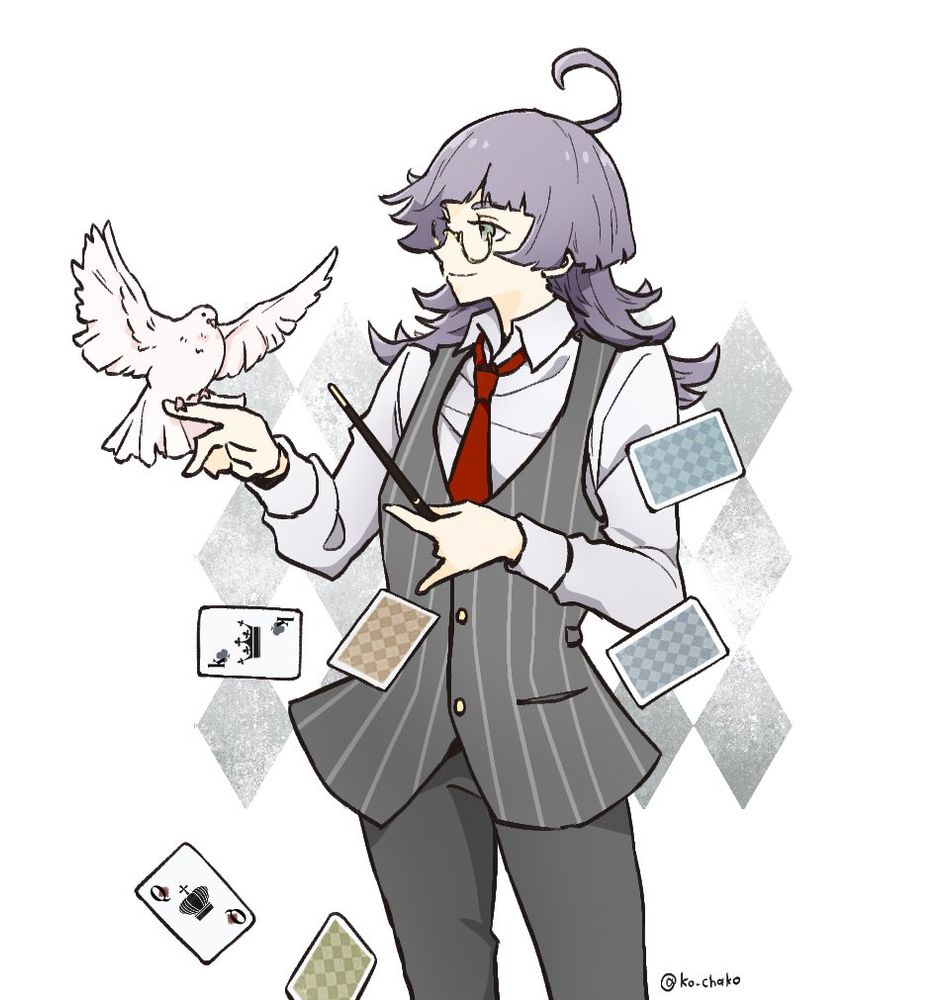 手品してる組長