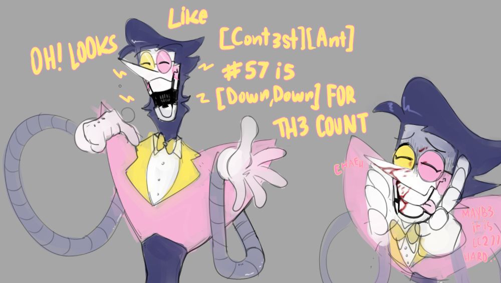 Doki, a jovial mechanical gameshow host shouting out updates to his audience