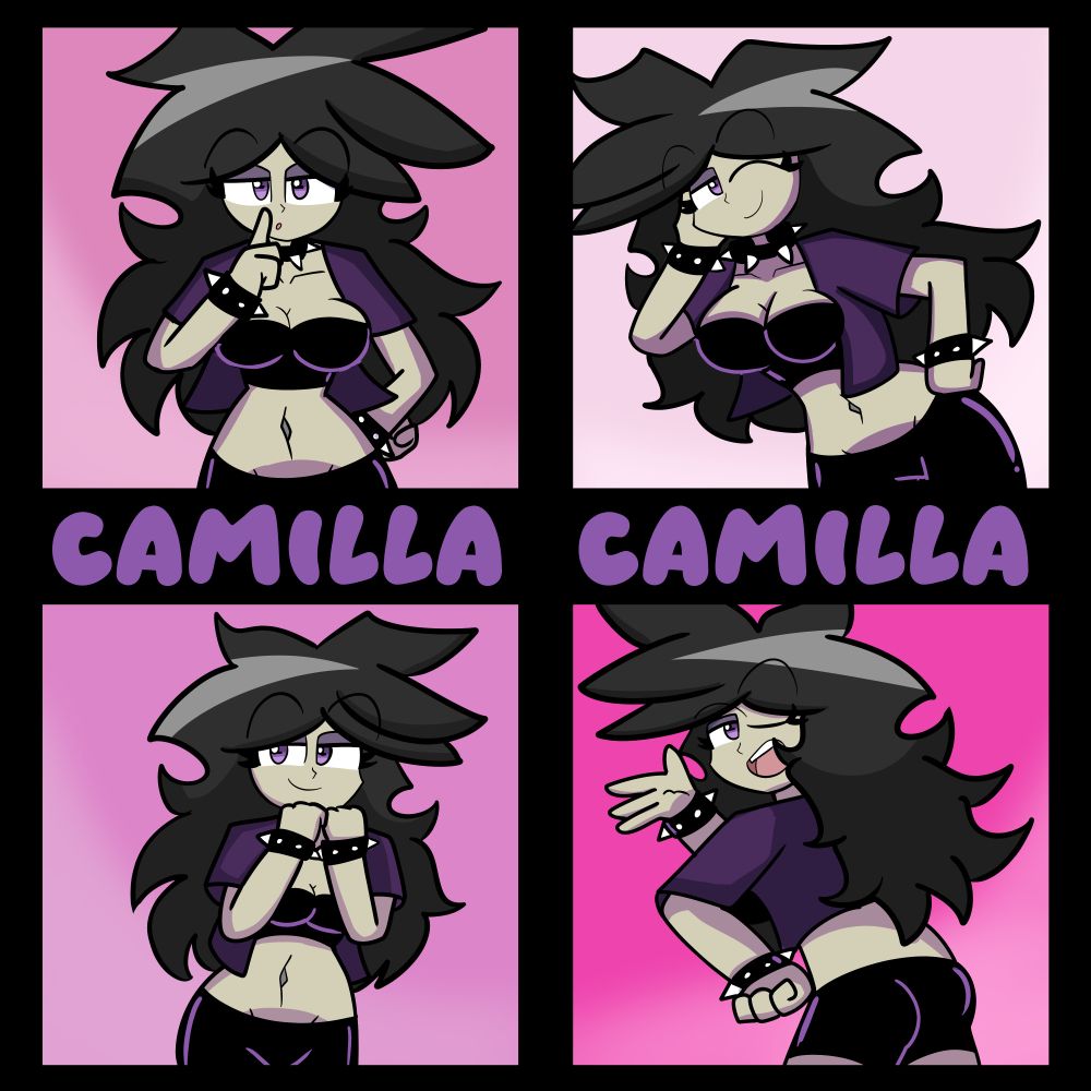 Camilla in various poses