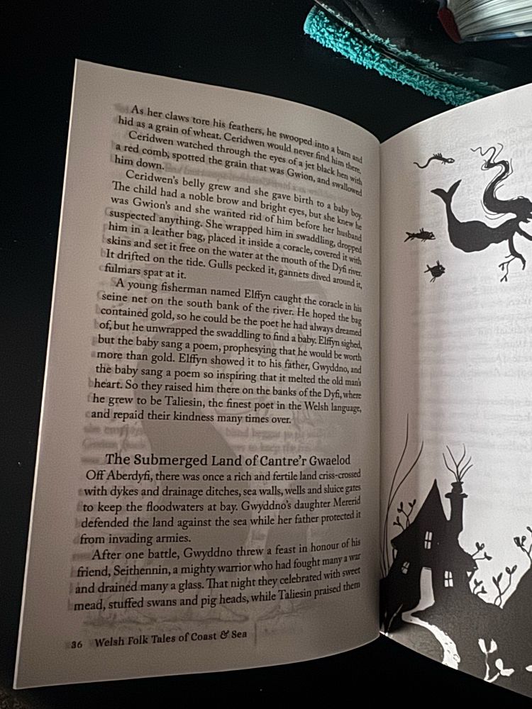 Page from a book of Folktales.