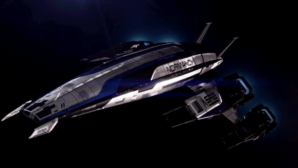 The Normandy SR-2, a scaled-up Cerberus-funded rebuild of the Normandy SR-1, Mass Effect.