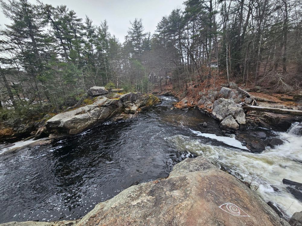 Different angle of the waterfall 