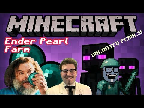 We Made A UNLIMITED Ender Pearl Farm In The Nether!