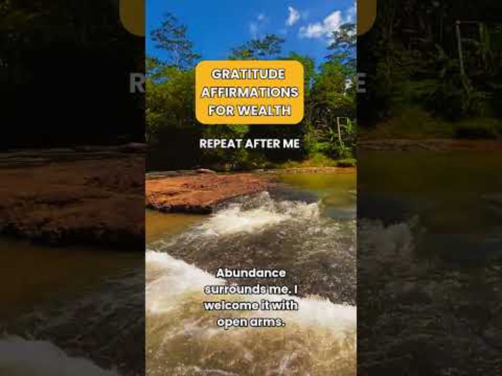 Gratitude Affirmations For Wealth