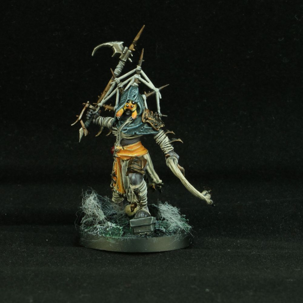 A painted mini from the Tarantulous Brood box