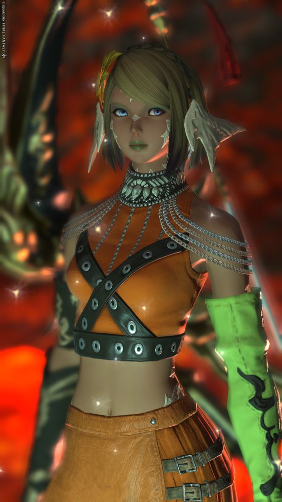 lizard gal in Melinoe cosplay