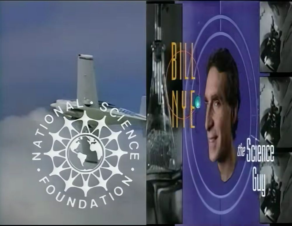 Bill Nye the Science guy screenshot with NSF logo