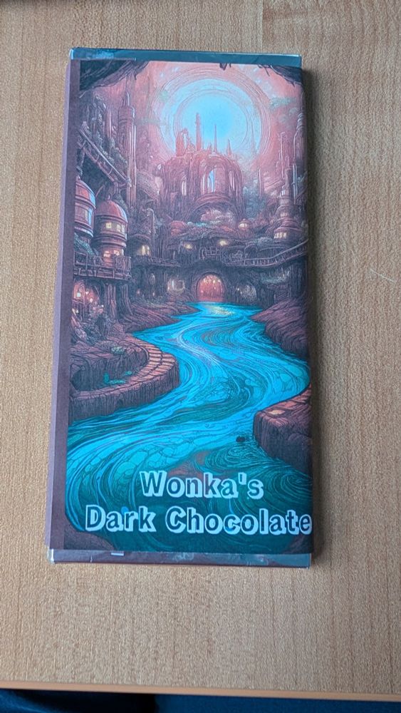 Chocolate bar wrapper photo 