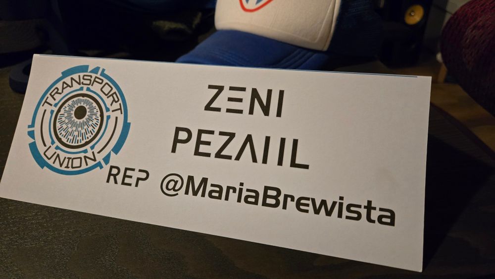 Name standee for Zeni Pezahl Rep @mariabrewista