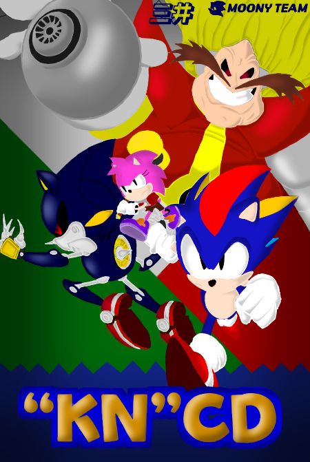 Recree la portada de Sonic CD pero con mi universo/ I recreated the Sonic CD cover with my universe