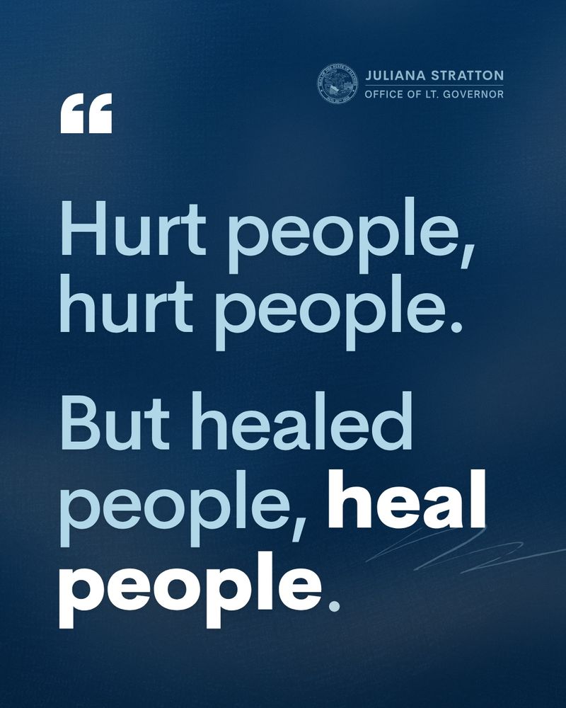 Hurt people, hurt people.

But healed people, heal people