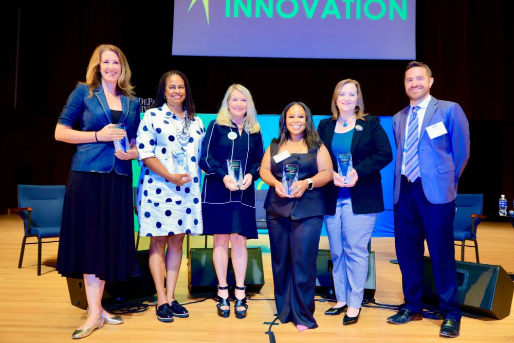 Women in Innovation award recipients and staff.
