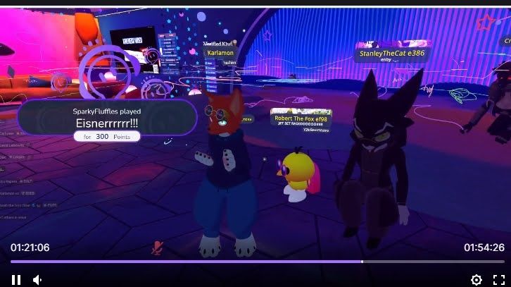 OtterlyNoah hanging with autistic friends in VRchat 