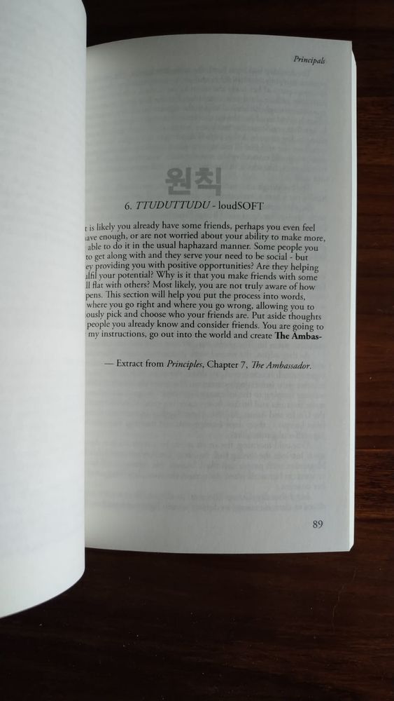 Photo showing the chapter 6 header & epigraph of Principals' 2nd Edition.