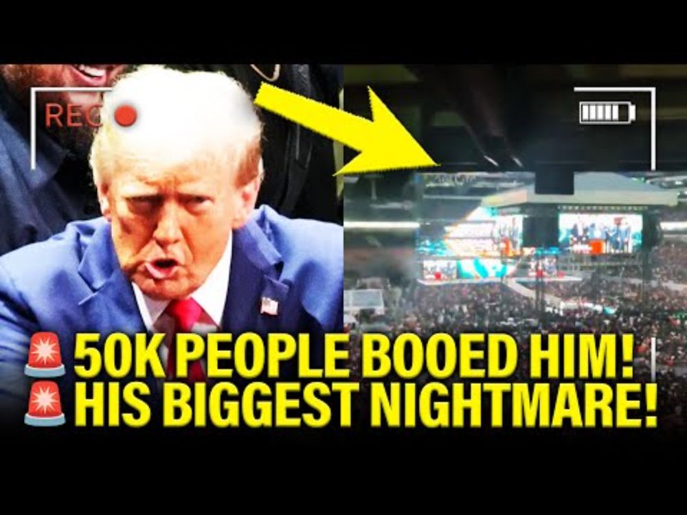 Trump Gets BOOED LOUDLY at SOLD OUT WWE Event