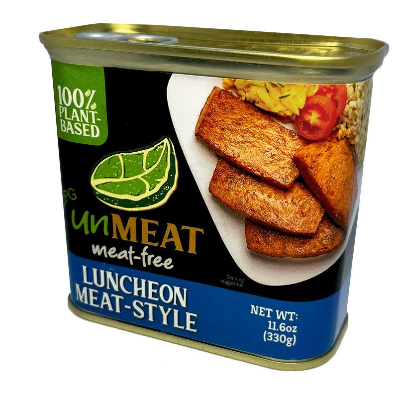 Can of Unmeat luncheon style 