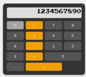a picture of calculator made by Gemini 2.0 Flash using Gemini Canvas
