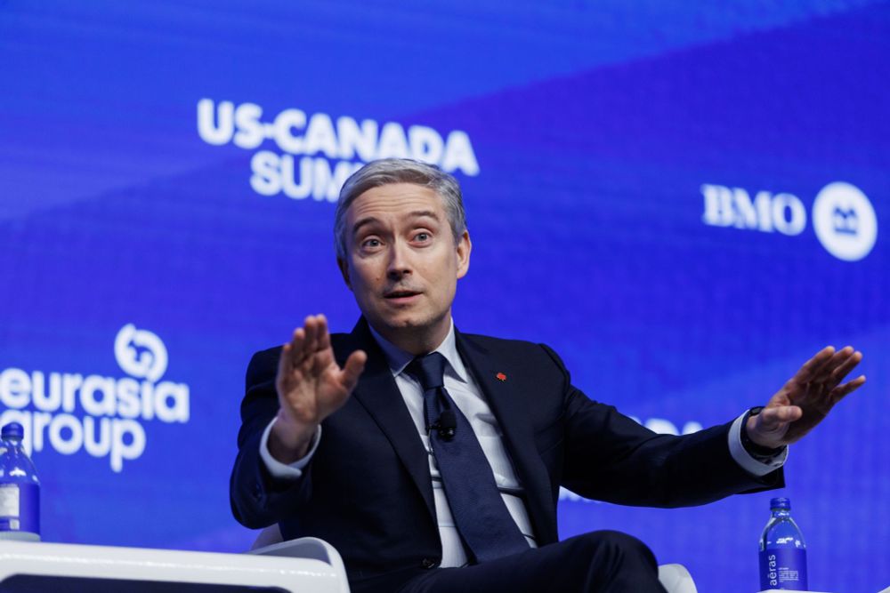 Francois-Philippe Champagne at some sort of US-Canada summit