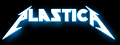 Plastica in metallica font