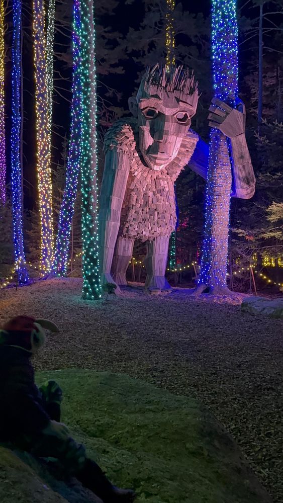 One of the trolls at the Gardens