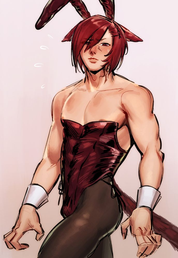 G'raha Tia bunny suit